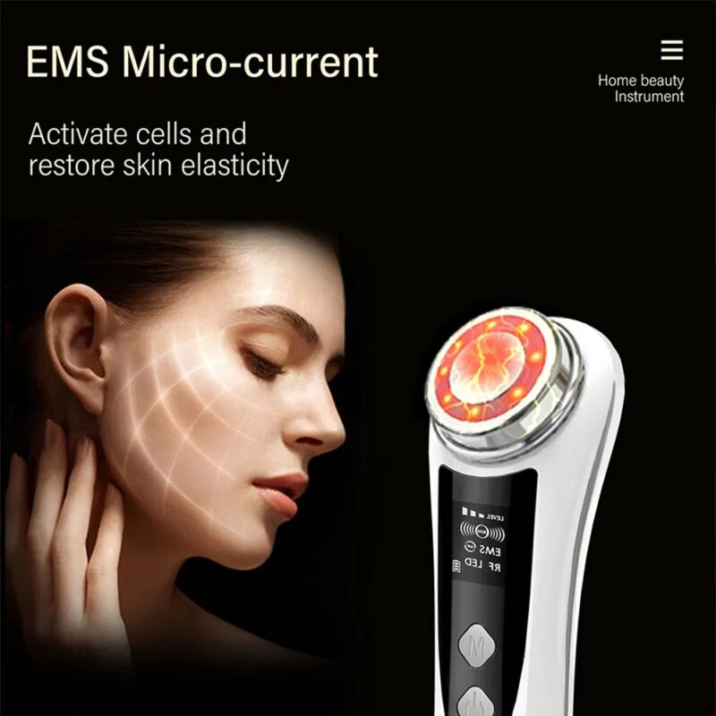 5-in-1 RF Lamp; EMS Face Machine – Anti-Aging Lamp; Skin Tightening