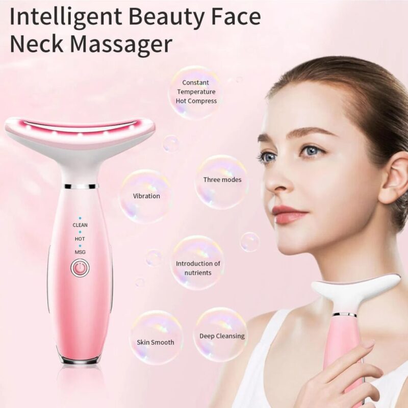 3-in-1 Facial Lamp; Neck Massager – Sculpting Tool with Heat Lamp
