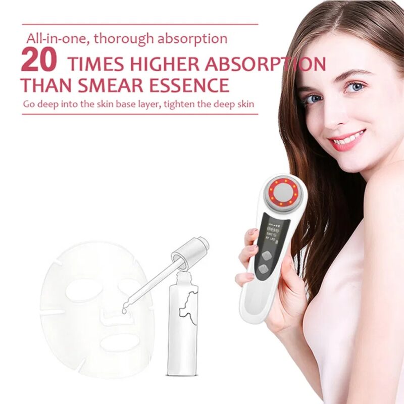 5-in-1 RF Lamp; EMS Face Machine – Anti-Aging Lamp; Skin Tightening - Image 4