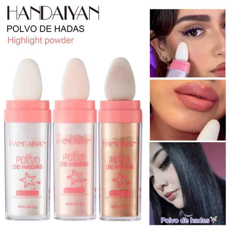 Glow-Tap Highlighter Powder – Buildable Radiance, Silky Finish, Long-Lasting | Vegan & Cruelty-Free - Image 4