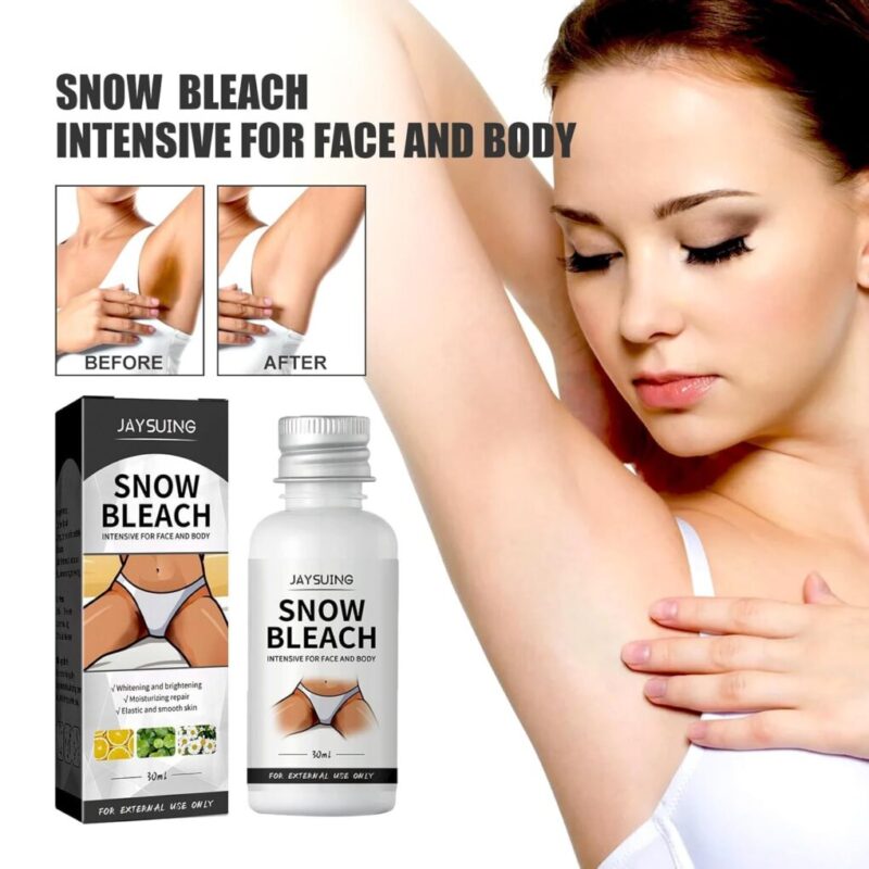 Snow White Intimate Brightening Cream - Gentle Skin Lightening Treatment for Private Areas, Underarms, Knees & Elbows | Dark Spot Corrector & Even Tone Bleaching Cream