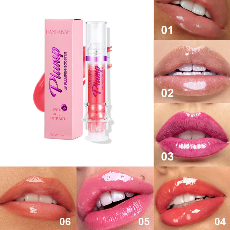 New  Tube Lip Rich Lip Color Slightly Spicy Lip Honey Lip Glass Mirror Face Lip Mirror Liquid Lipstick