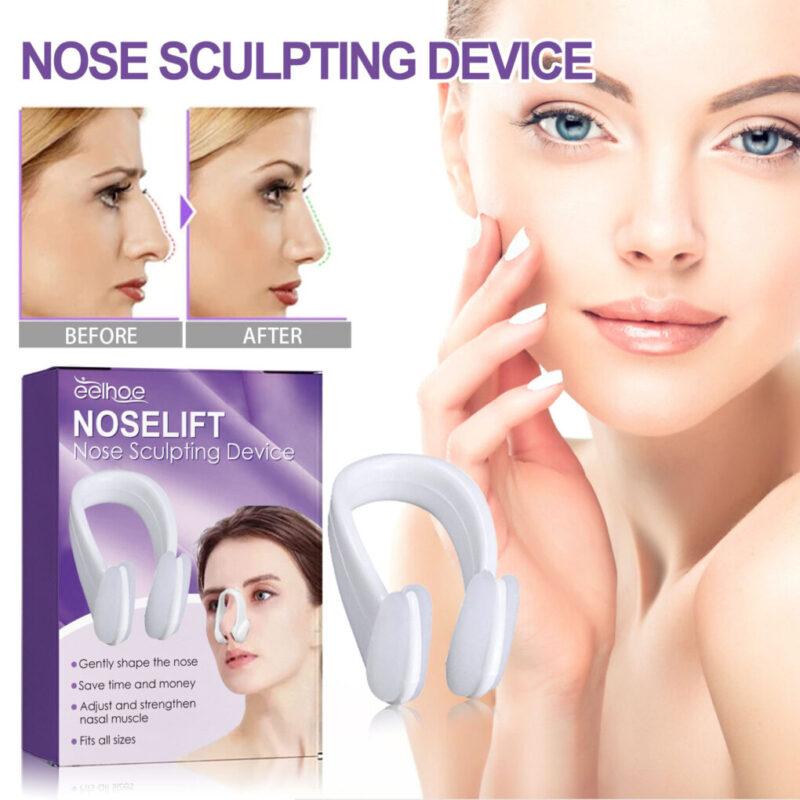 EELHOE Nose Contour Shaper & Lifter - Instant Non-Surgical Nose Reshaper for High Bridge, Slimmer Profile & Symmetrical Shape (Perfect for Makeup & Beauty Routines)