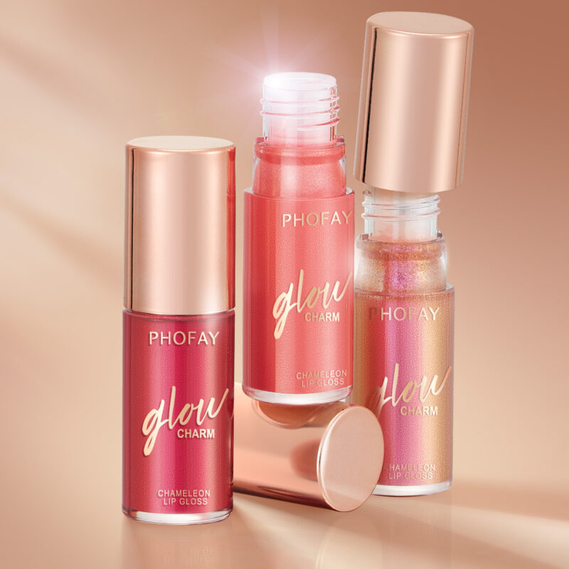 PHOFAY Moisturizing Shimmer Lip Gloss - Image 2