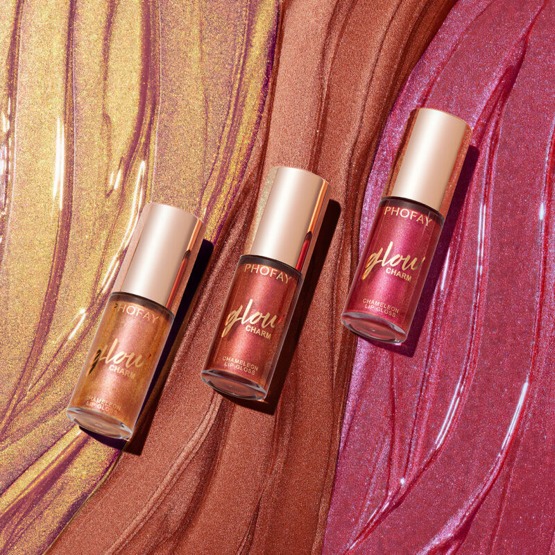 PHOFAY Moisturizing Shimmer Lip Gloss - Image 4