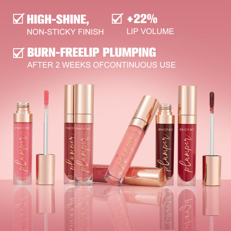 PHOFAY Shiny Lip Plumper Gloss - Image 7