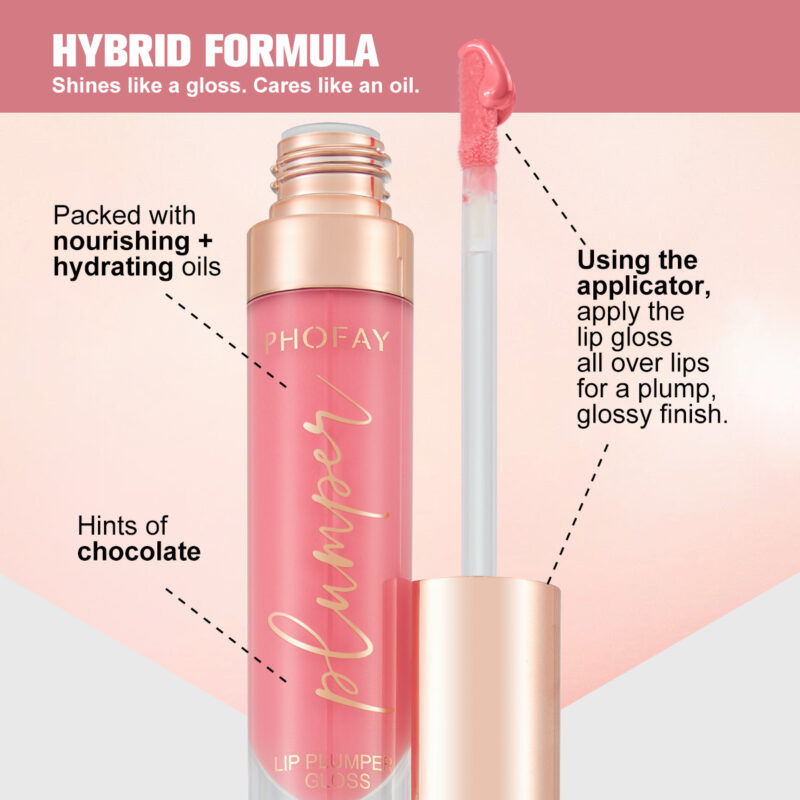 PHOFAY Shiny Lip Plumper Gloss - Image 9