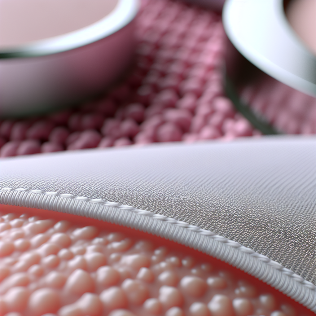 Close-up of hypoallergenic makeup products.