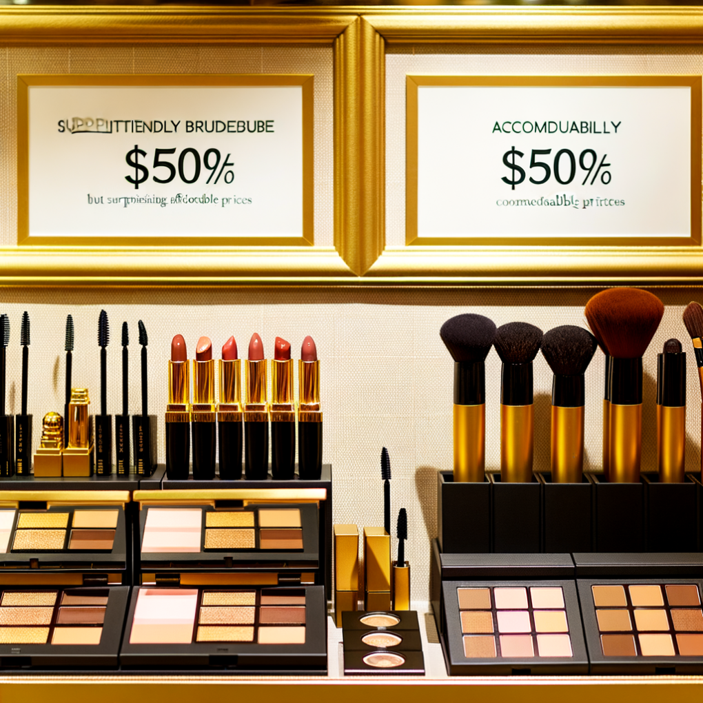 Luxury makeup products on a budget.