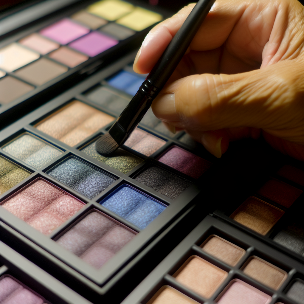 Various eyeshadow palettes for different ages.